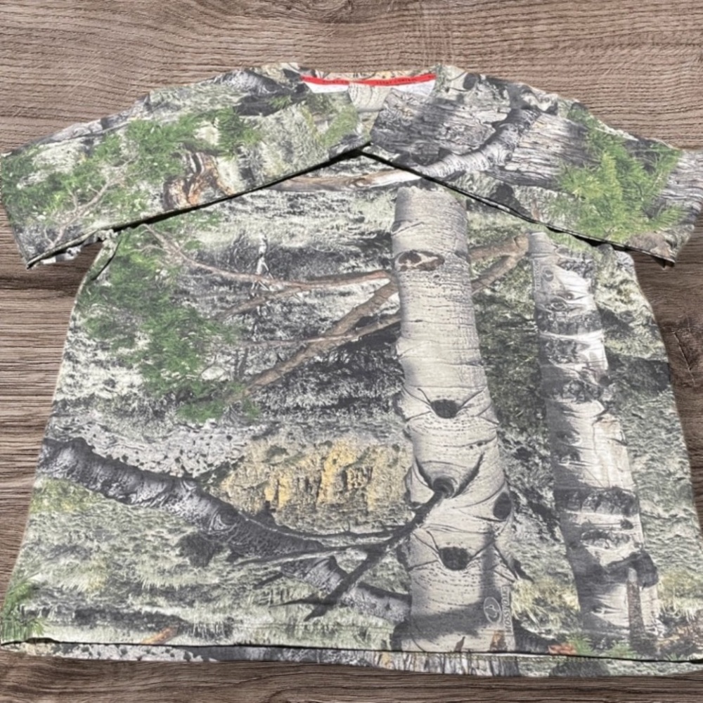 Camouflage Long Sleeve Shirt PNW Style Camo Size Large